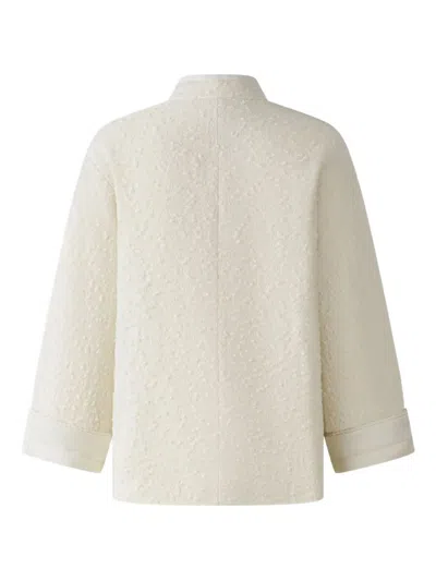 Shanghai Tang Wool-blend Textured Jacket In Multi