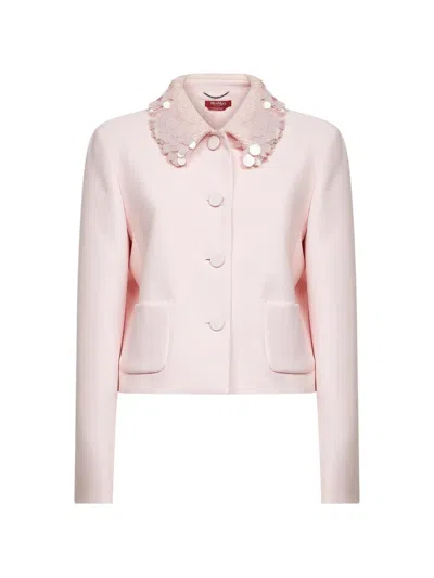 Max Mara Sequin-embellishment Blazer In Multi