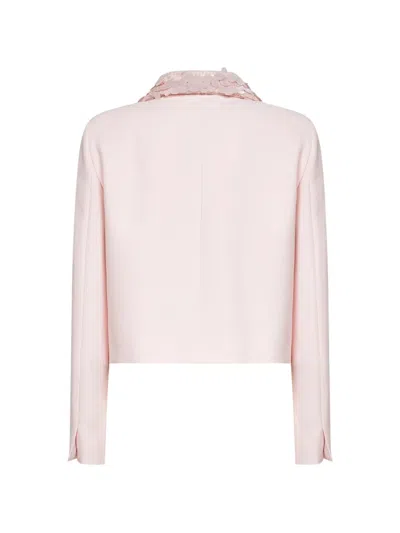 Max Mara Sequin-embellishment Blazer In Multi