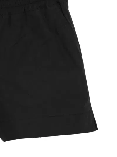 Msgm Elasticated-waistband Shorts In Black