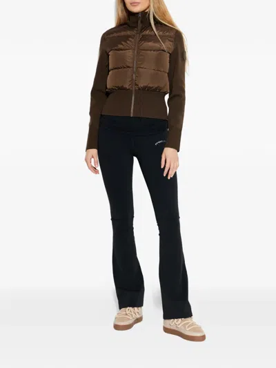 Canada Goose Hybridge Wool-blend Down Jacket In Brown