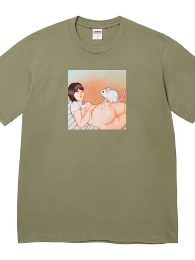Supreme Mouse T-shirt In Green