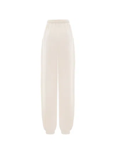 Annafoxy Calme Drawstring Track Pants In Neutral