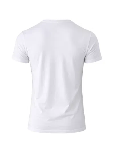 Patrick Assaraf V-neck T-shirt In White