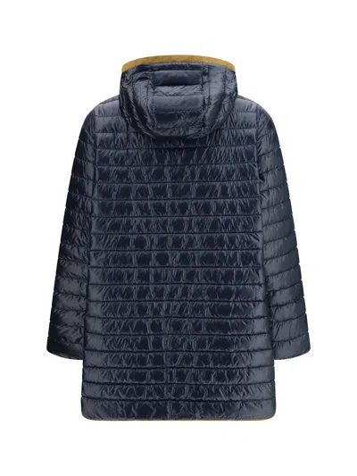 Herno Double-face Down Jacket In Green