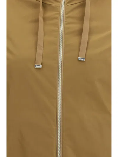 Herno Double-face Down Jacket In Green