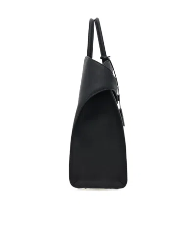 Ferragamo Logo Shoulder Bag In Black