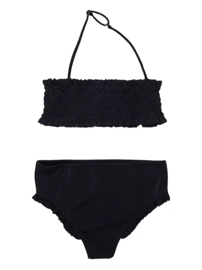 N°21 Ruffled Bikini In Black