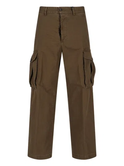 Dsquared2 Belt Loop Track Pants In Brown