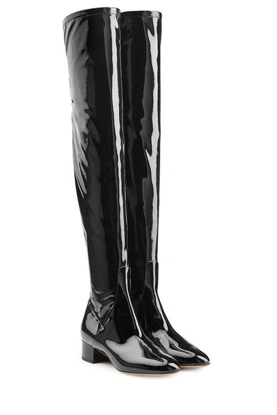 Valentino Garavani Patent Leather Over-the-knee Boots