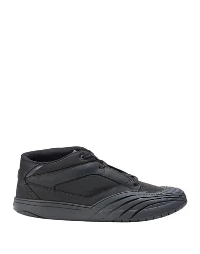 Givenchy Black Fabric And Leather Skate Sneakers In Black