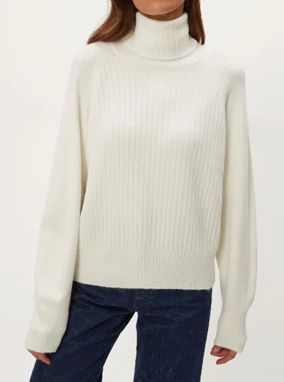 Michael Stars Storm Turtleneck Sweater In Ivory In White