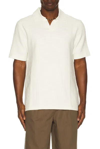 Samsoe & Samsoe Samac V-neck Polo In White