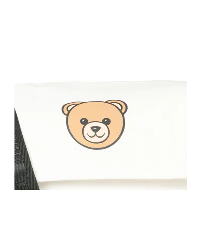 Moschino Teddy-print Changing Bag In White