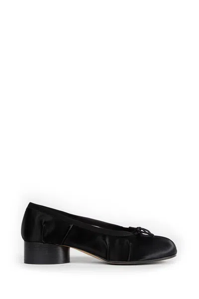 Maison Margiela Women Black Bow Ballet Flats, 7.5 Luxury Ballet Flats For Women Darveys