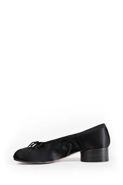 Maison Margiela Women Black Bow Ballet Flats, 7.5 Luxury Ballet Flats For Women Darveys