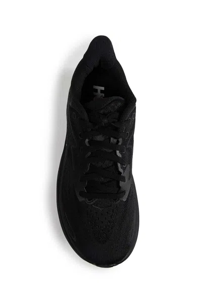 Hoka M Clifton 10 Woman Sneakers Black Size 8 Textile Fibers In Black