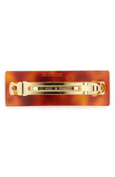 Alexandre De Paris Barrette In Brown