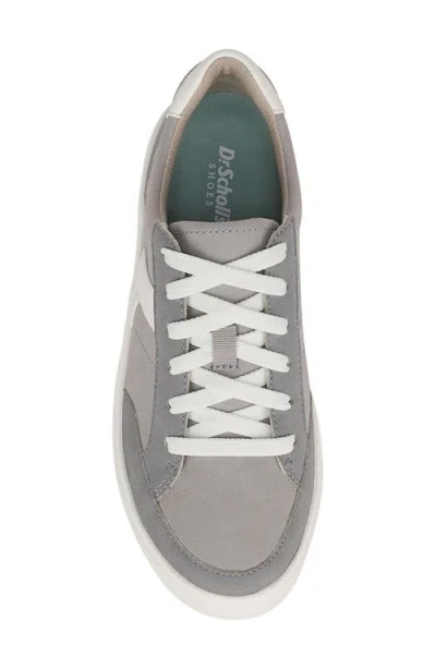 Dr. Scholl's Madison Lace Platform Sneaker In Gray