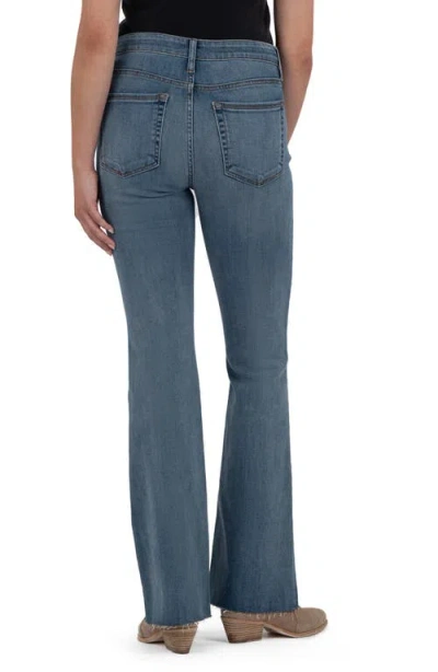 Kut From The Kloth Ana Fab Ab Braided Belt Loop High Waist Flare Jeans