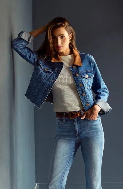 Kut From The Kloth Ana Fab Ab Braided Belt Loop High Waist Flare Jeans