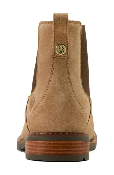 Ariat Wexford 10061290 Boots Mens Caramel Suede Round Toe Chelsea Zogg1365 In Multi
