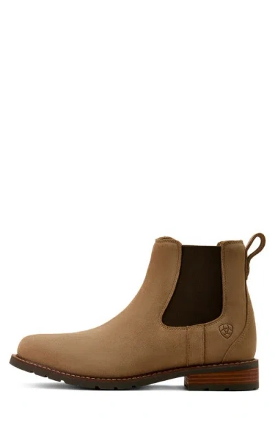 Ariat Wexford 10061290 Boots Mens Caramel Suede Round Toe Chelsea Zogg1365 In Multi