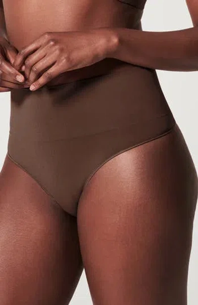 Spanx ® Shape™ Extraordinary Thong In Brown