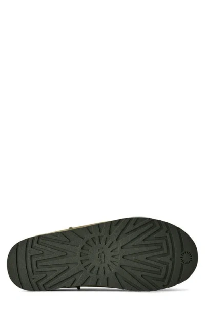 Ugg ® Men's Otzo Clog Nubuck Shoes In Burnt Olive In Green