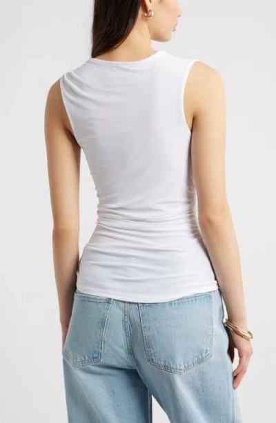 Open Edit Hardware Twist Top In White