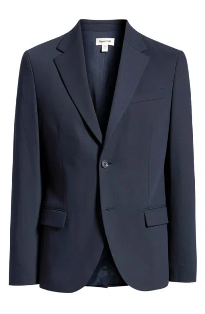 Open Edit Slim Fit Solid Stretch Suit Jacket In Brown