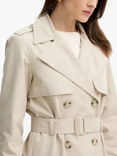 Silvian Heach Double-breasted Jacket In Neutral