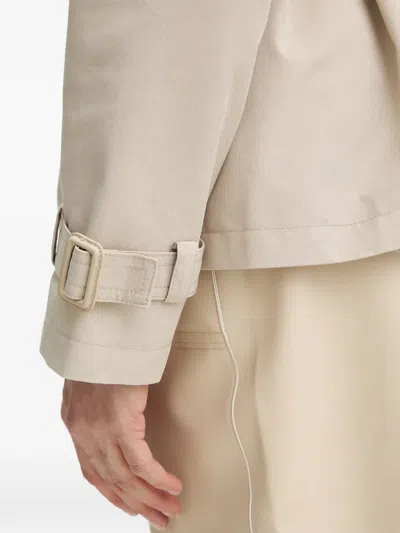 Silvian Heach Double-breasted Jacket In Neutral