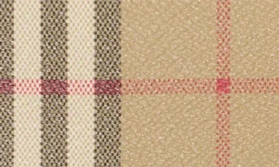 Burberry Hannah Check Coated Canvas Wallet On A Chain