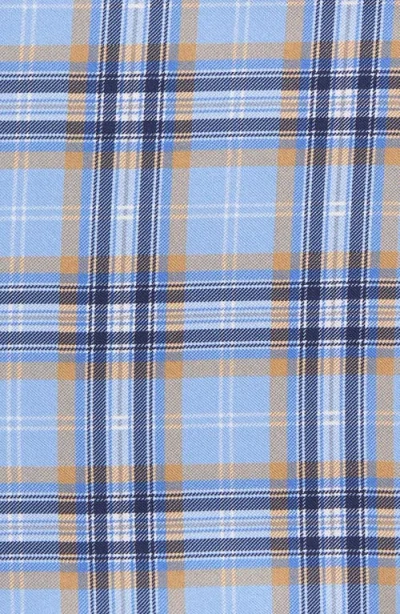 Nordstrom Panel Silk Pocket Square In Blue