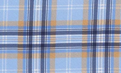 Nordstrom Panel Silk Pocket Square In Blue