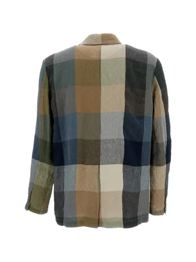 Barena Venezia Checkered Patch-pocket Jacket In Multi