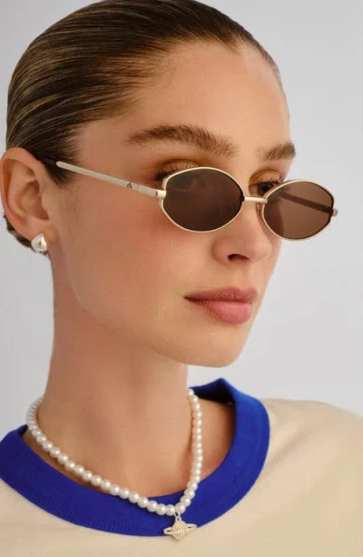 Aire Objective Sunglasses In Gold