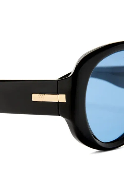 Le Specs Dream Boat 57mm Aviator Sunglasses In Black
