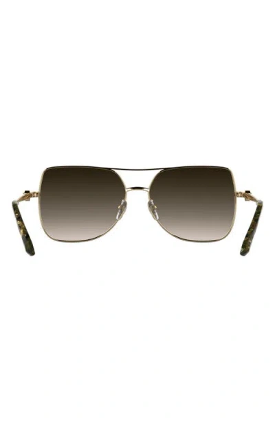 Kendra Scott Davie 60mm Gradient Aviator Sunglasses In Multi