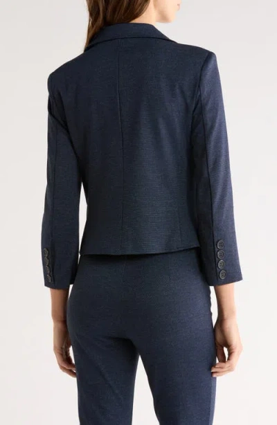 Halogenr Halogen(r) Easy Single Breasted Blazer In Blue