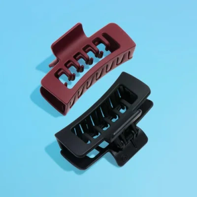 Gimme Beauty Rectangle Double Teeth Claw Clip In Multi