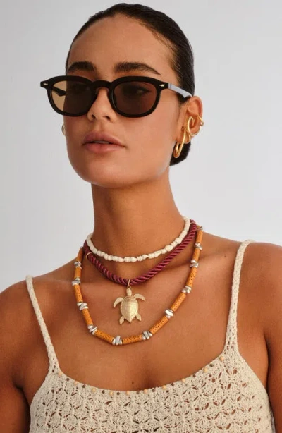 Le Specs Heart Throb Sunglasses In Black