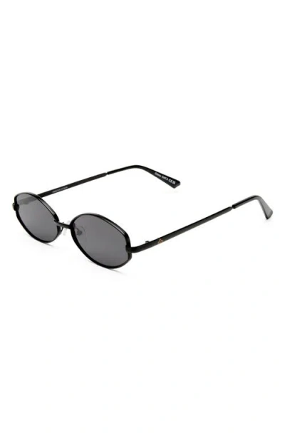 Aire Objective 53mm Oval Sunglasses In Black