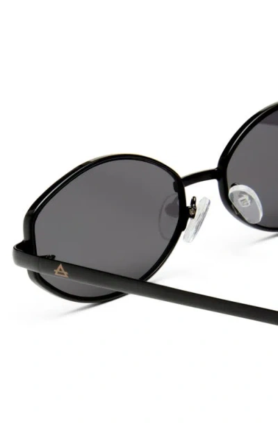 Aire Objective 53mm Oval Sunglasses In Black