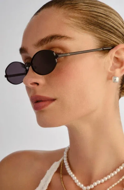 Aire Objective 53mm Oval Sunglasses In Black