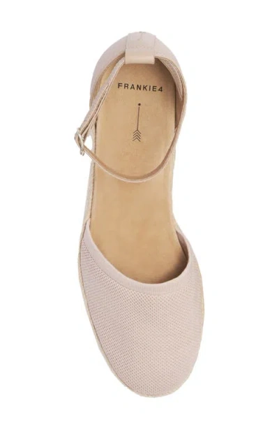 Frankie4 Kit Ankle Strap Platform In Neutral