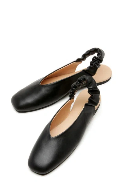 La Canadienne Glenn City Dry™ Waterproof Slingback Flat In Black