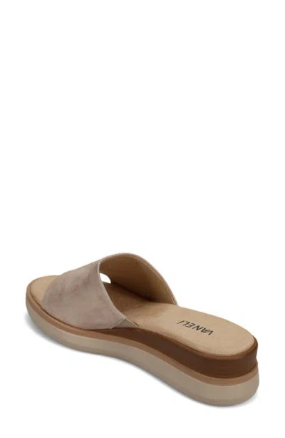 Vaneli Honna Platform Wedge Sandal In Neutral