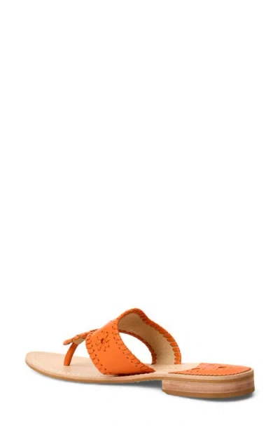 Jack Rogers Jacks Flat Sandal In Orange